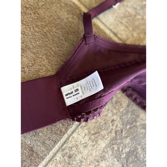 Aerie Real Power Wireless Push Up Joy Convertible Lace Bra Size 32B - Picture 8 of 8